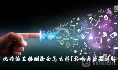 比特派直接删除会怎么样？影响与后果详解